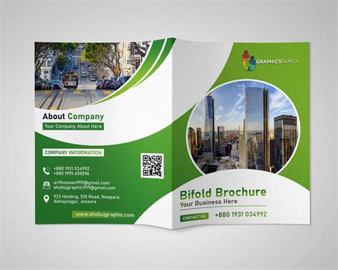 Architecture And Construction Bi-Fold Brochure Template Psd throughout Letter Size Brochure